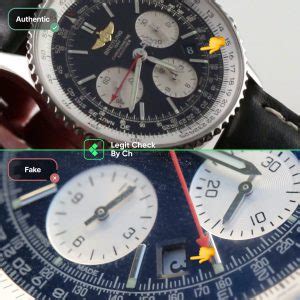 watch store swapped out breitling for fake navitimer|Breitling watch authentication.